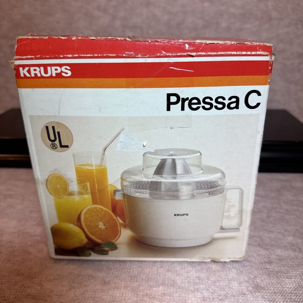 KRUPS Pressa C Citrus Fruit Juicer 22oz Model 252 Works Well - Picture 10 of 14